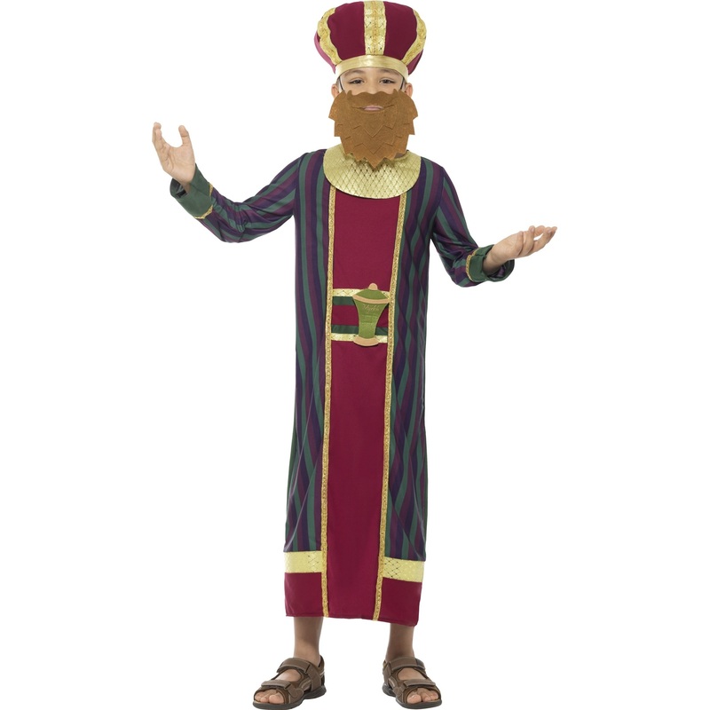 Casparius king costume for children