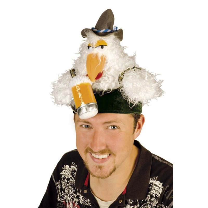 Chicken Power beer hat