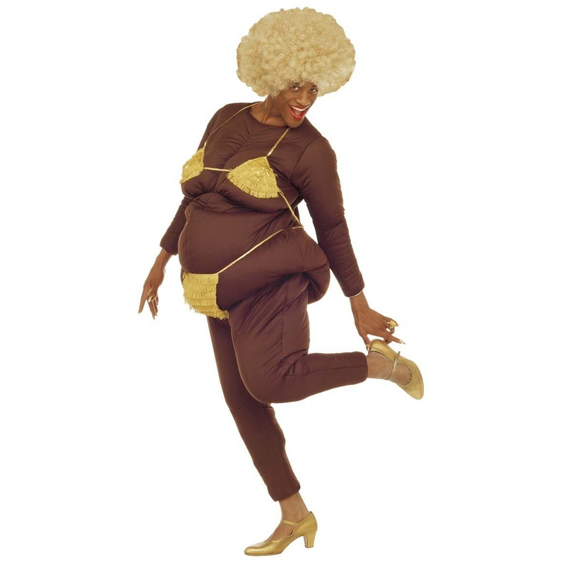 Chubby table dance lady fatsuit costume