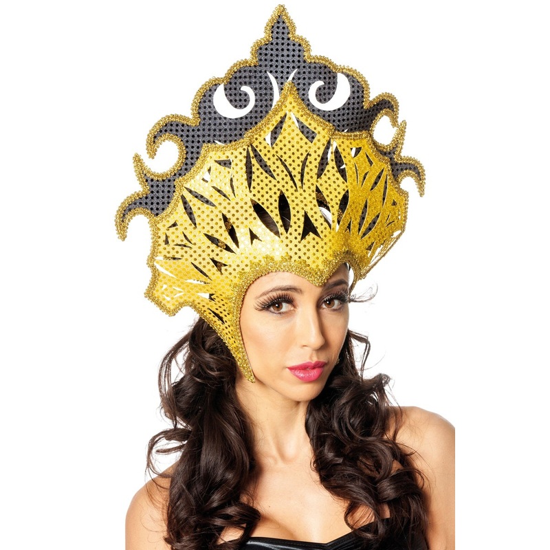 Golden Orient face wreath