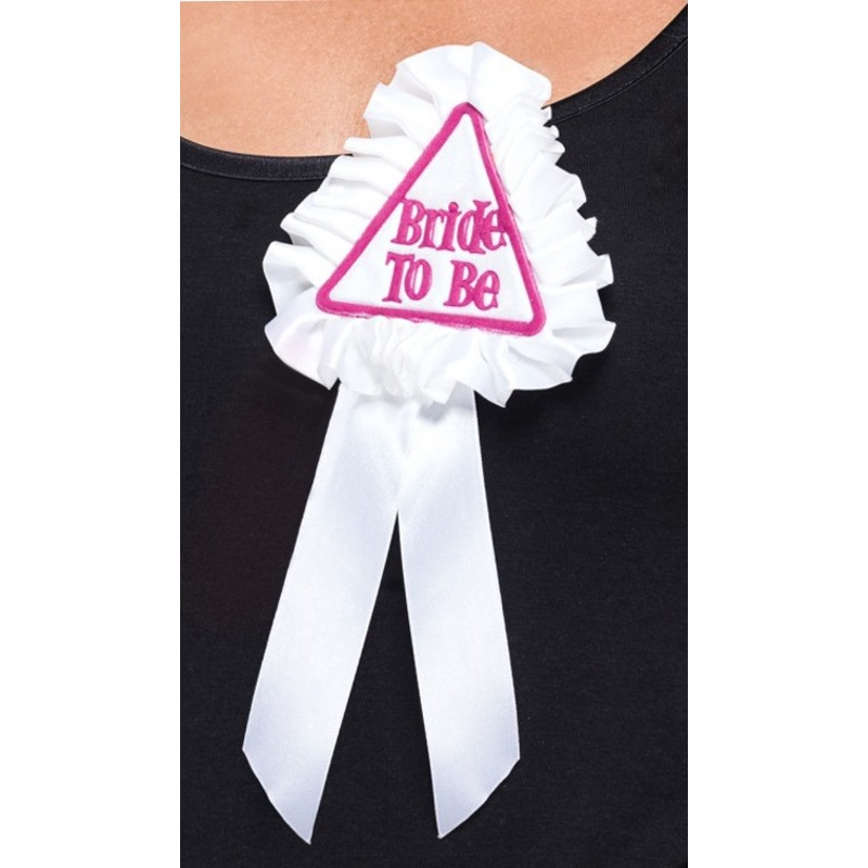 White Bride To Be Lapel Pin