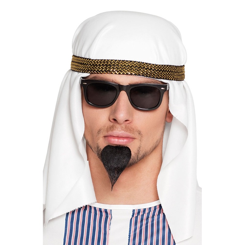 Black pointed goatee
