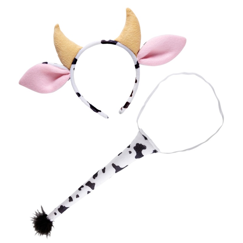 Cow costume set 2-piece children
