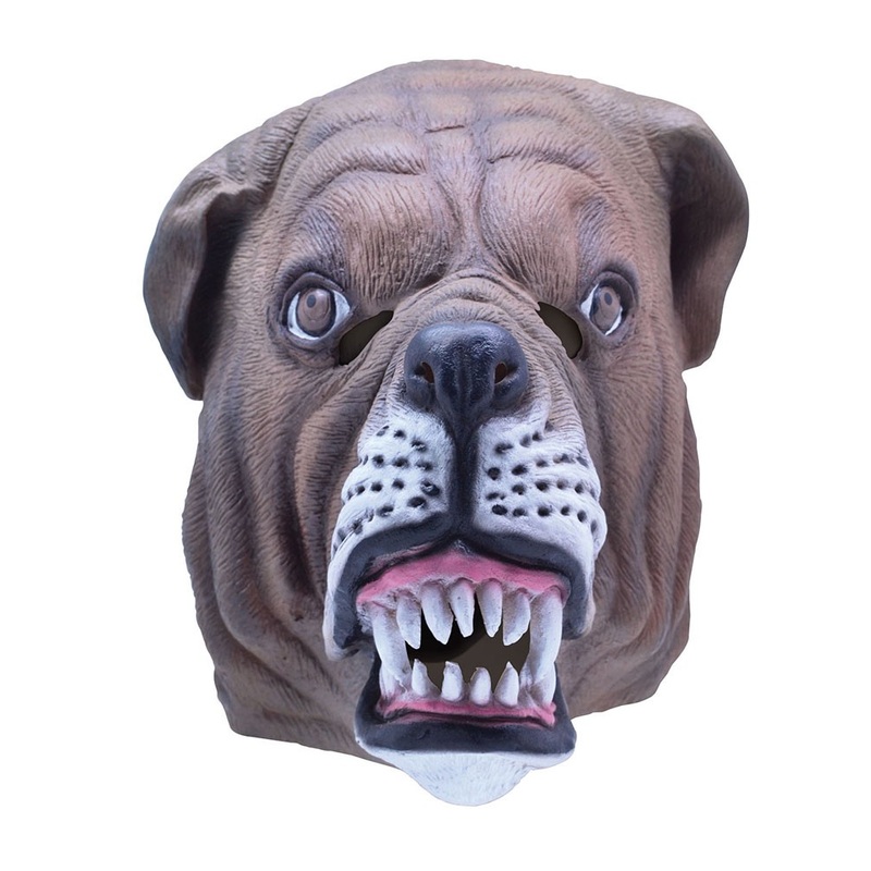 Full head mask Bulldog Baxter