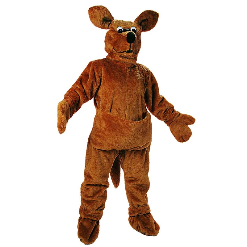 Giant kangaroo mascot costume