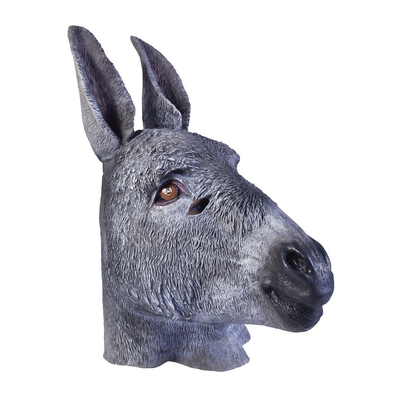 Gray donkey mask