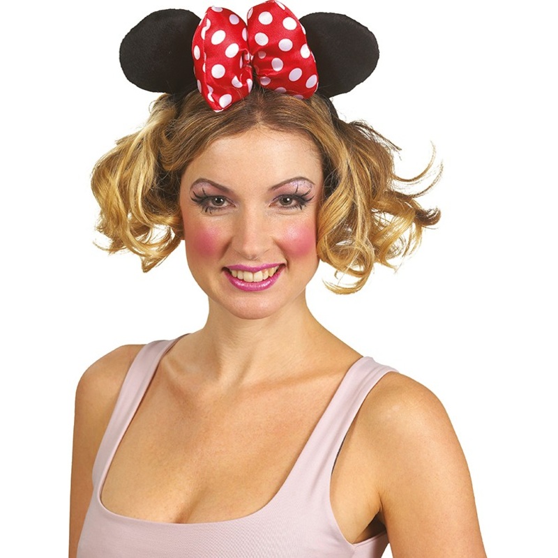 Headband with mouse ears & bow