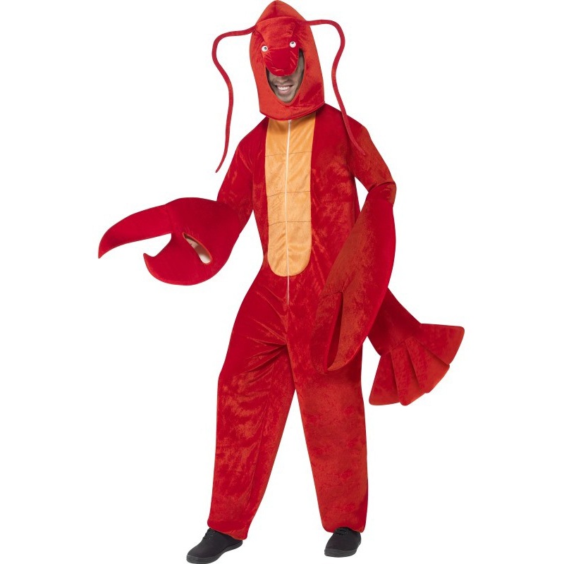 Lobster costume full body in red