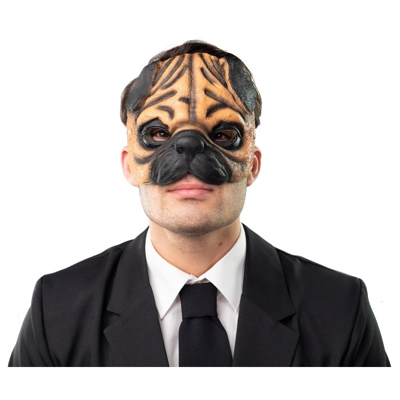 Moppie the pug half mask