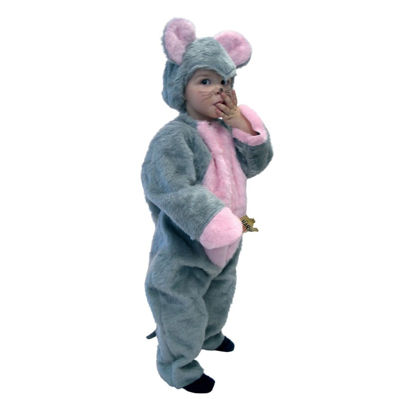 Plush mouse costume for toddlers
