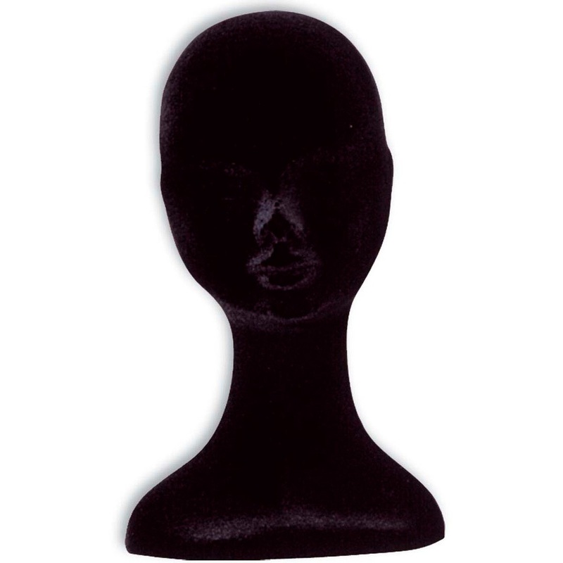Black wig head