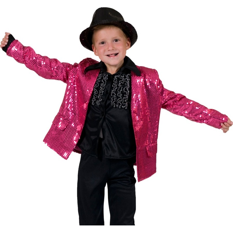 Children's disco jacket pink 116