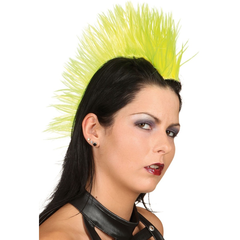 Crazy Iro punk wig neon green