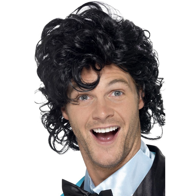 Crazy Rockstar Wig In Black
