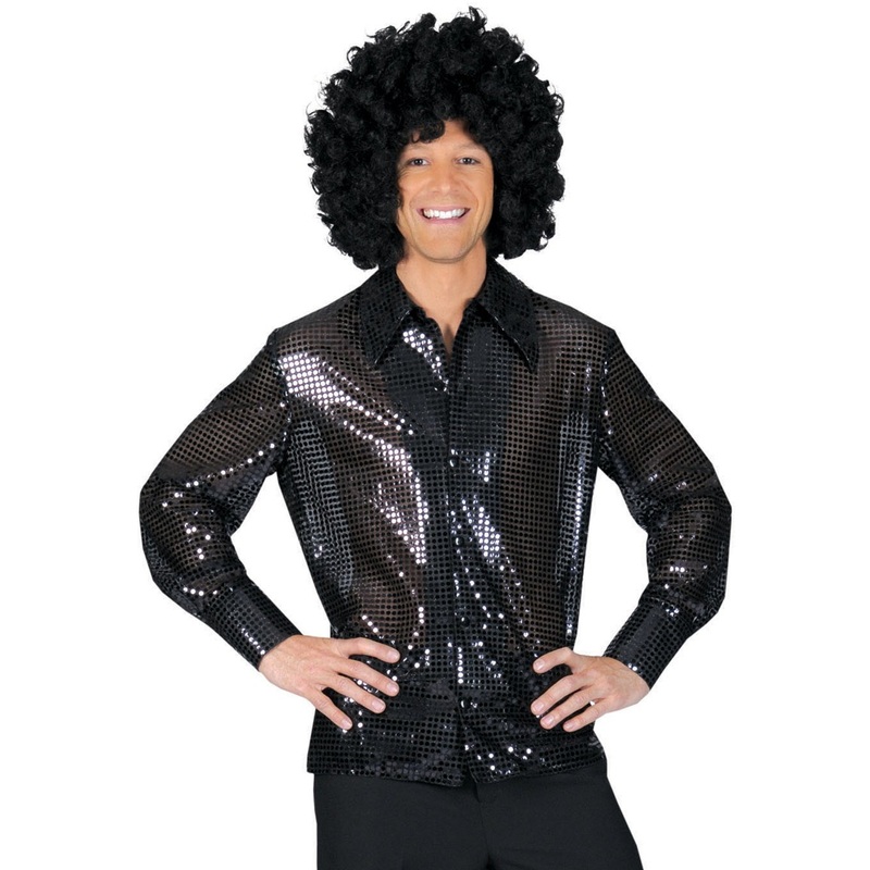 Disco glamor sequin shirt 48-50