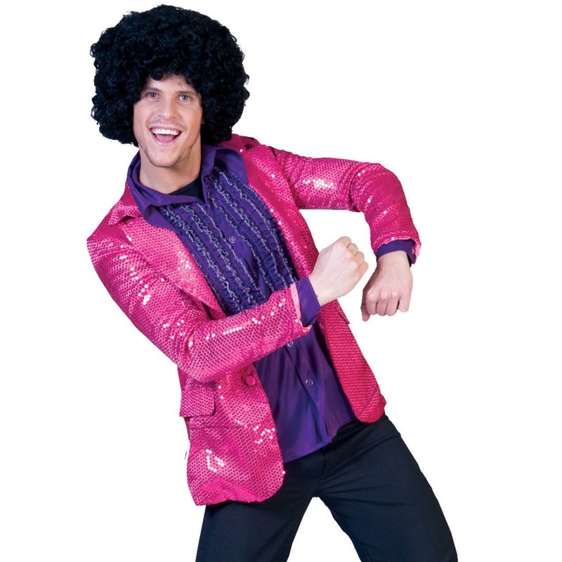 Disco men's jacket pink 48-50
