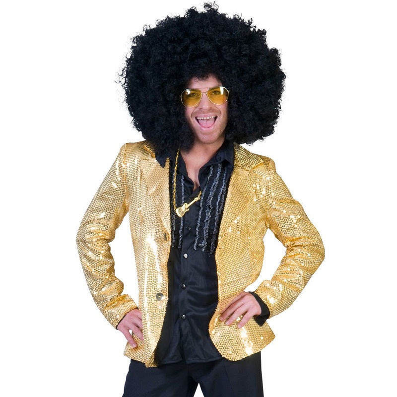 Golden disco funk men's jacket 48-50
