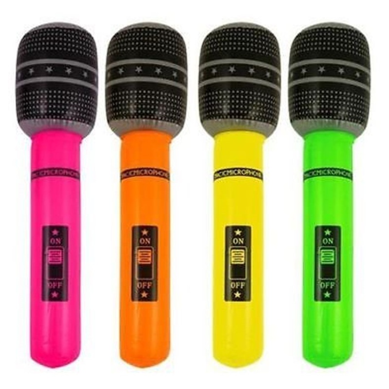 Inflatable music microphone