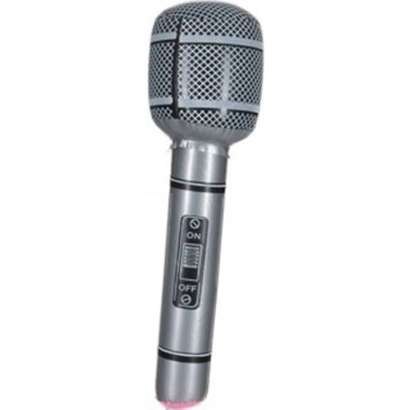 Inflatable rock star microphone 32cm