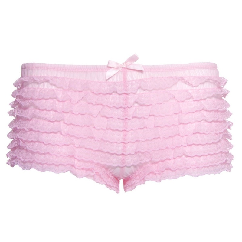Ruched panty in pink