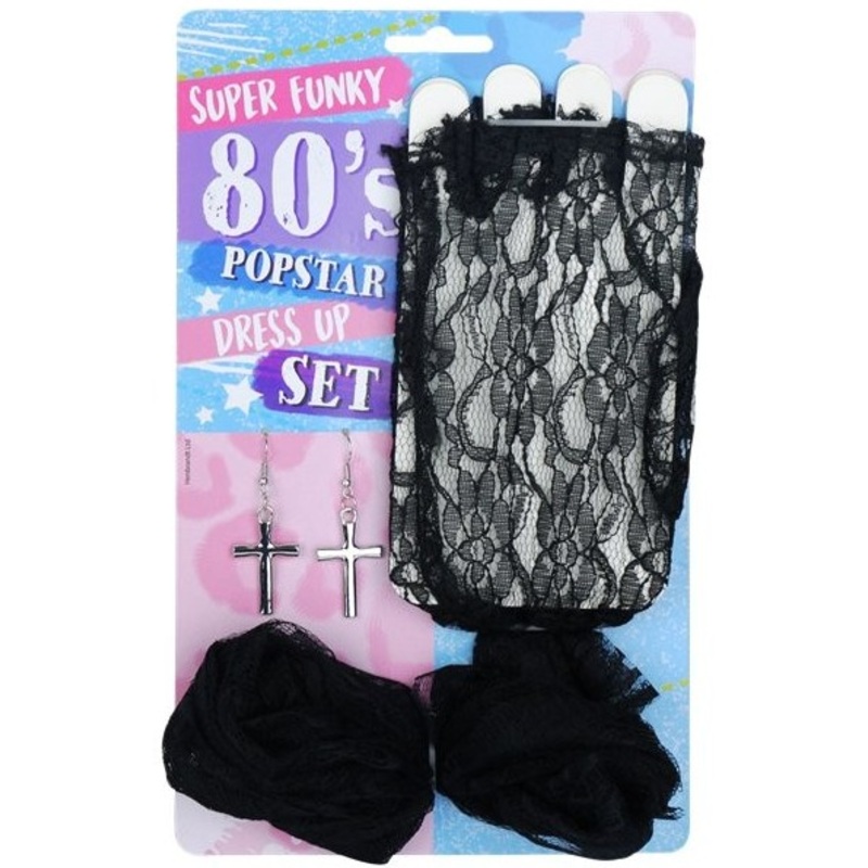 80s girl accessory set 5 pieces