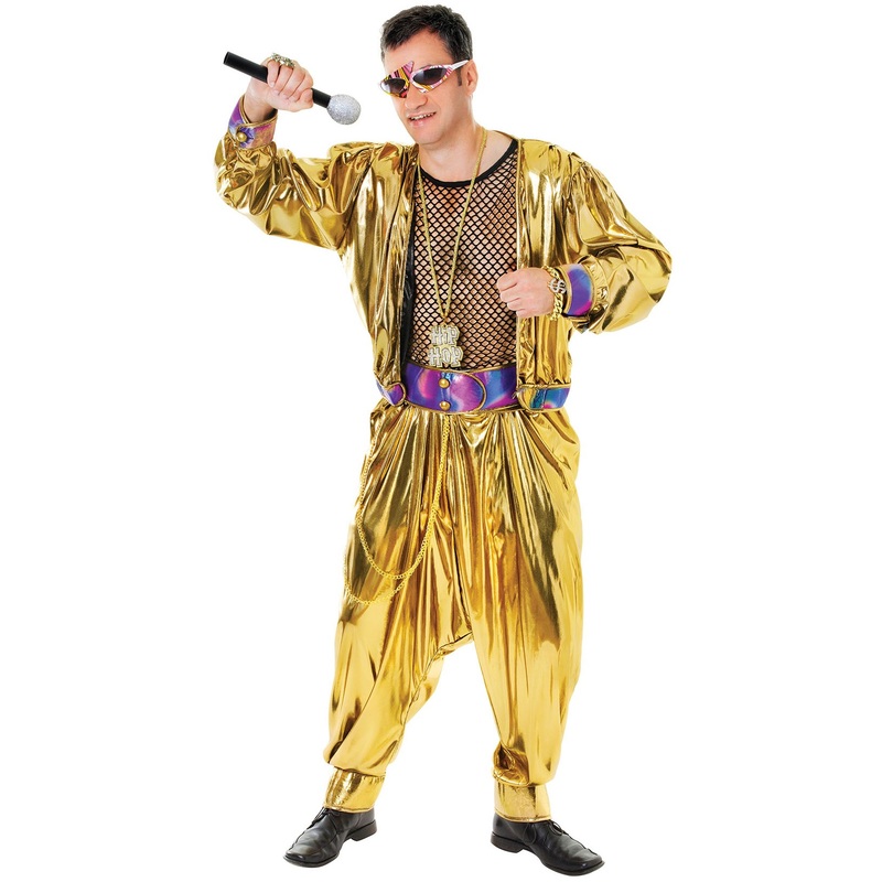 80s Proll Rapper MC Pimp Costume Deluxe