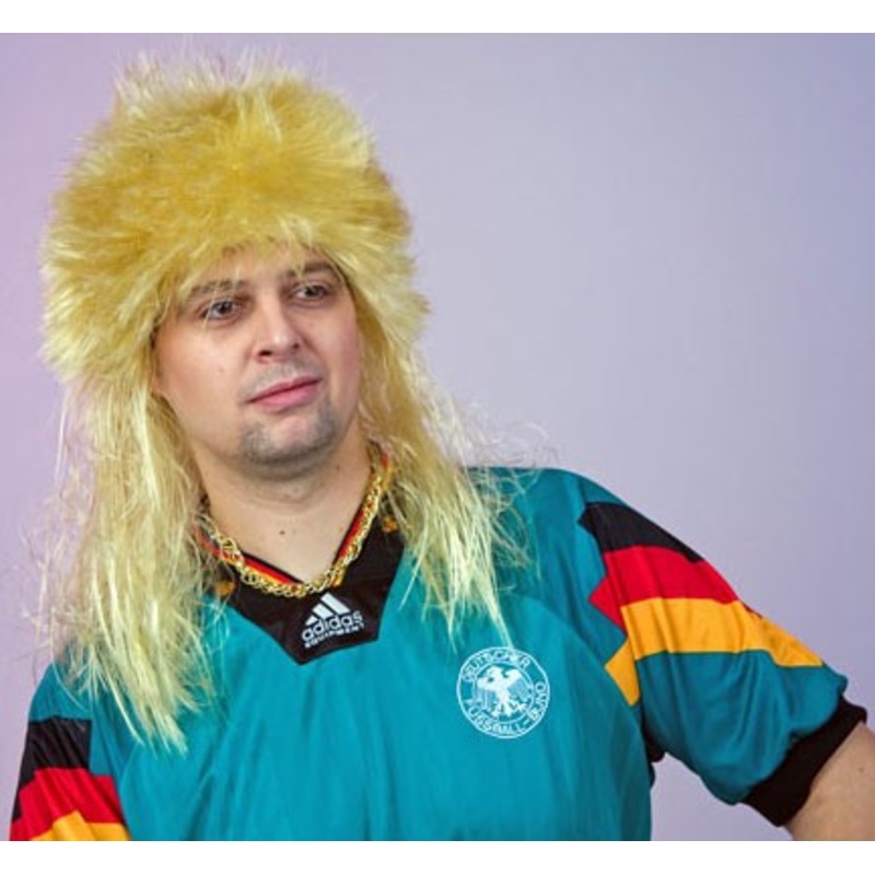 Assi mullet wig blond