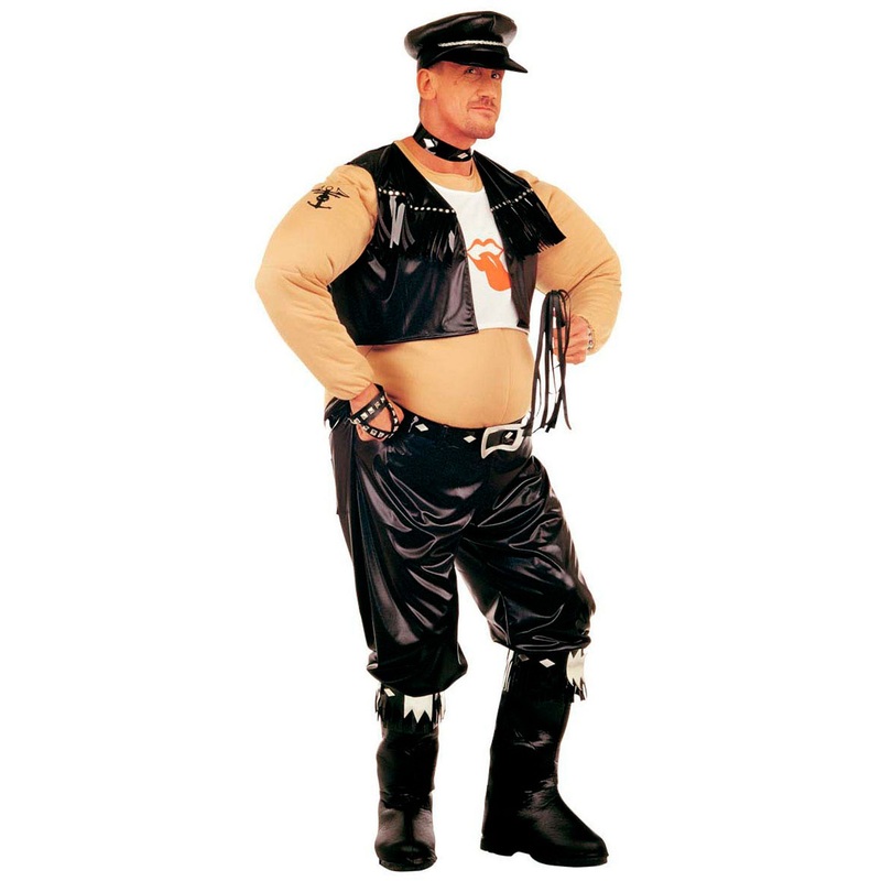 Biker villain costume