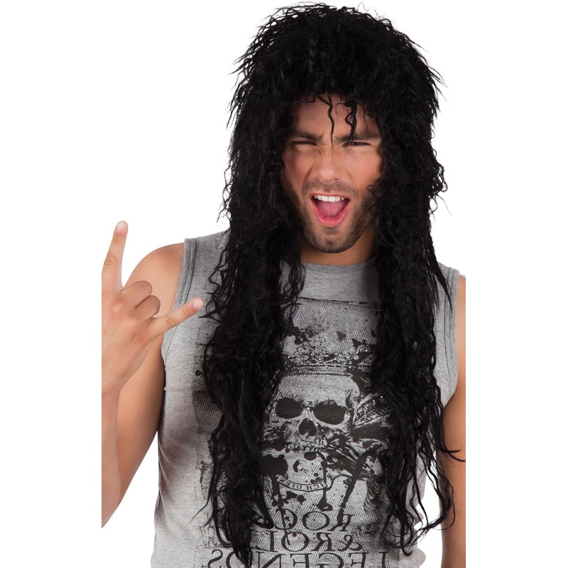 Rock n roll curly wig