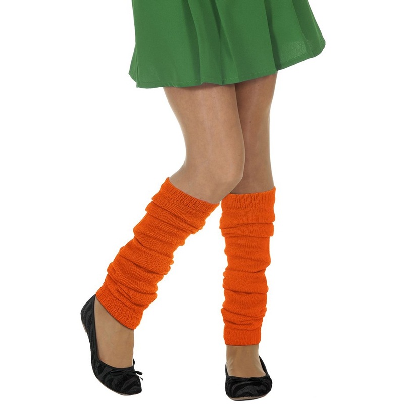 Skin-tight leg warmers leg warmers in orange