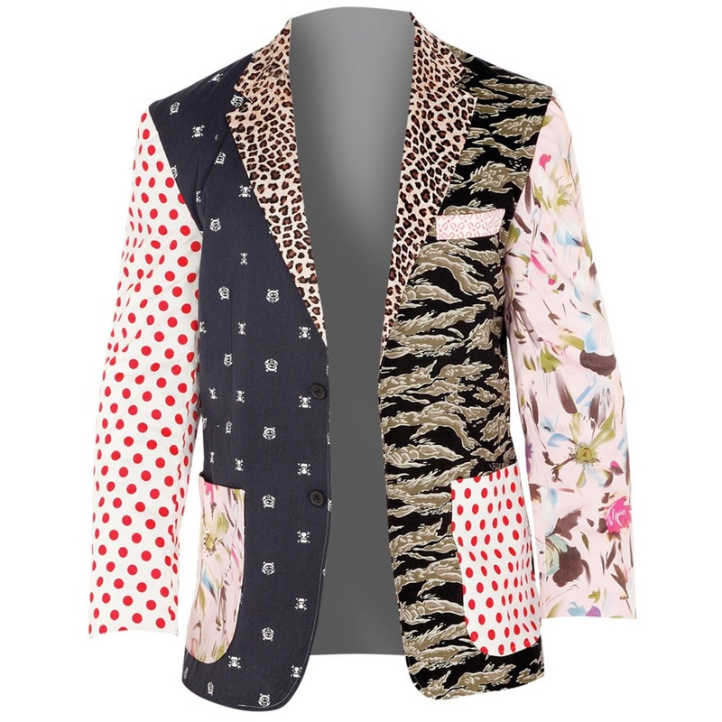 Stylish foul fashion men's jacket S