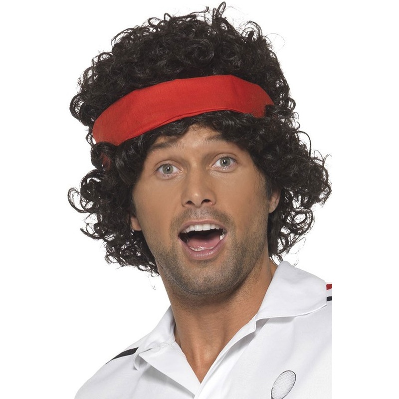 Tennis pro Adam retro wig