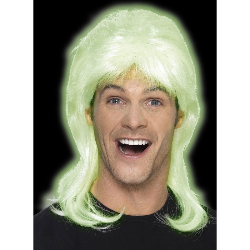Vokuhila Glow In The Dark wig