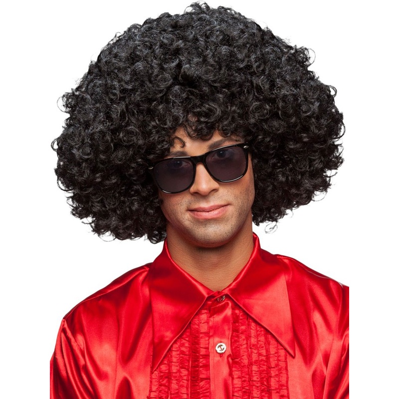 Voluminous Afro men's wig