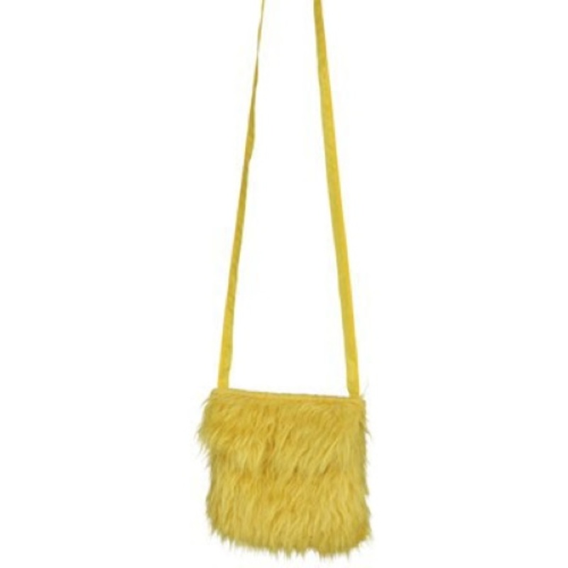 Yellow Irma plush bag