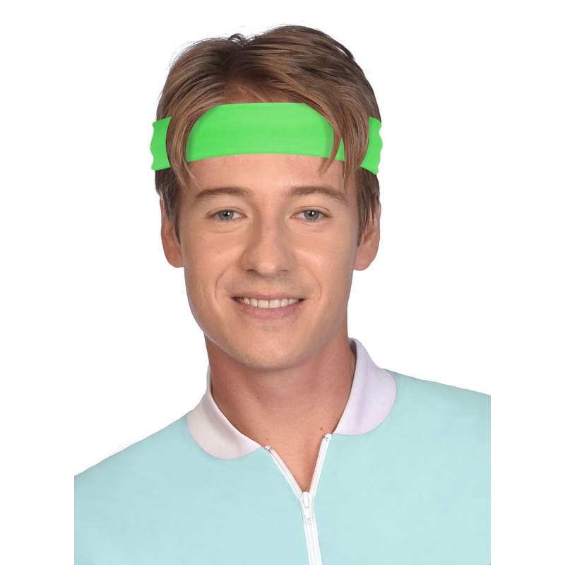 2 neon headbands Viva 80s
