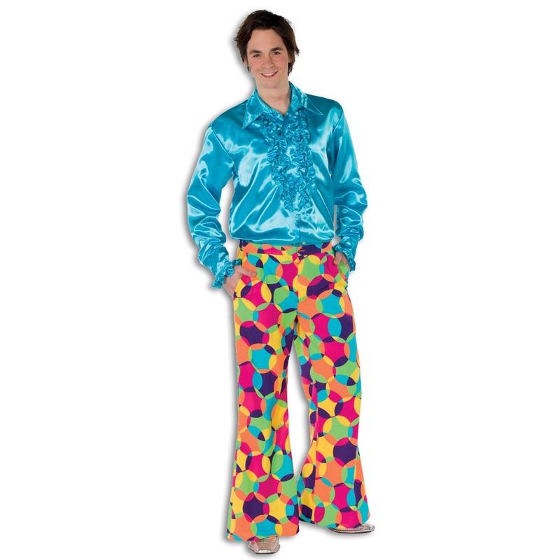 70s hippie bell-bottoms men ball-colored 46
