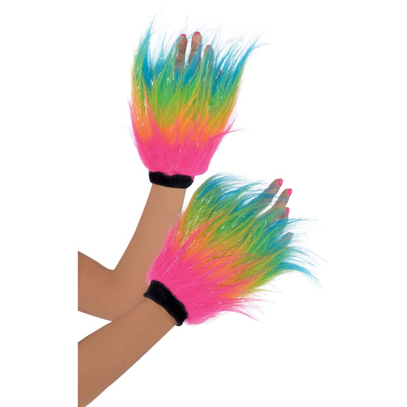 80s neon hand cuffs