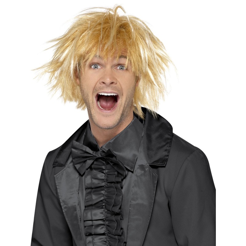 Blonde surfer boy wuschel wig