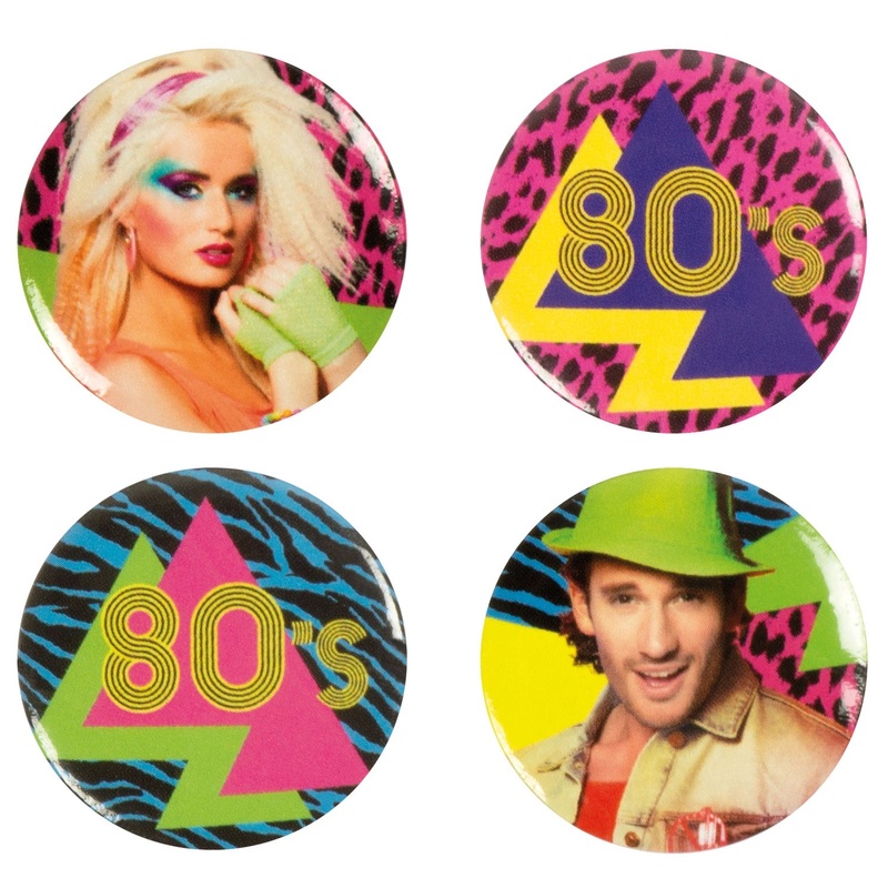 Button set 80s