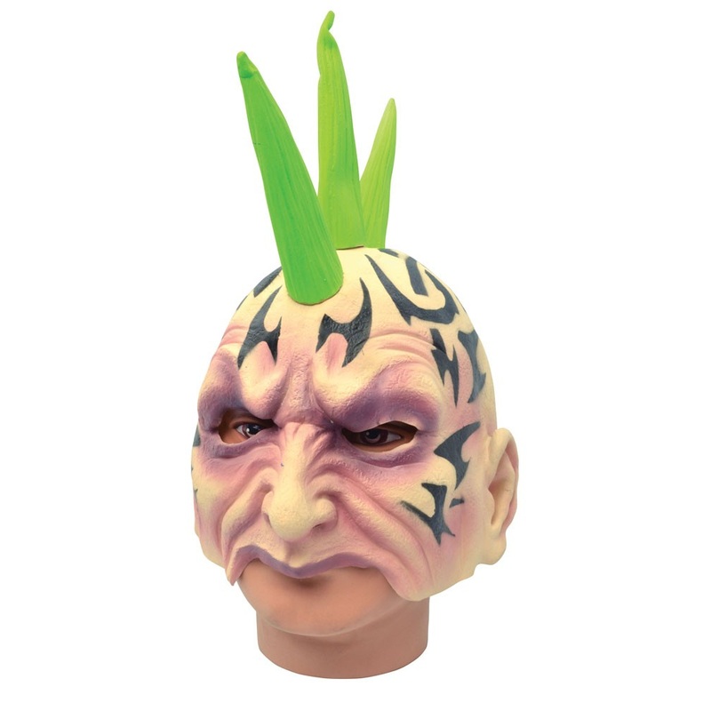 Crazy half mask mohawk