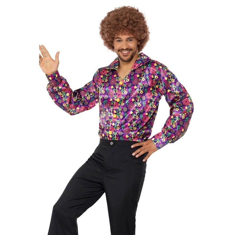Flower Power Peace shirt for men M