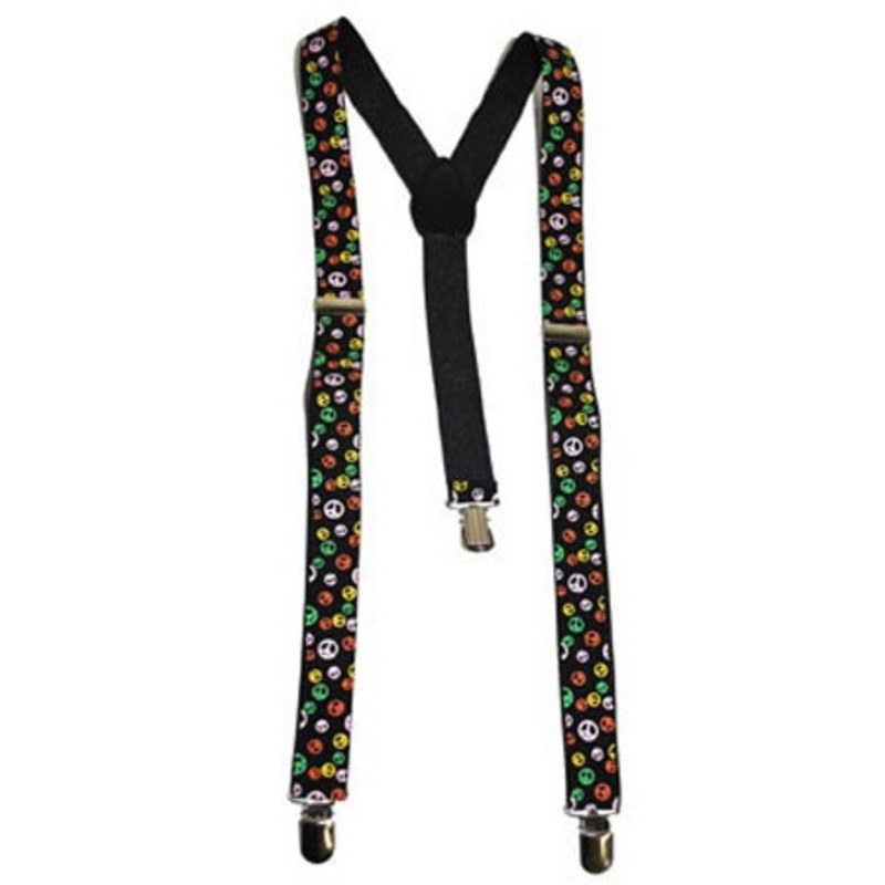 Happy hippie peace symbol braces