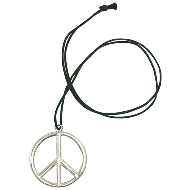 Hippie Peace Sign Necklace