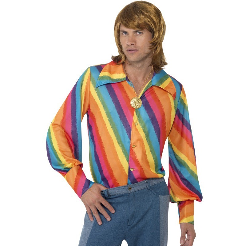 Rainbow shirt for men M