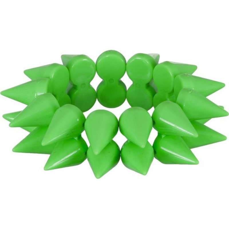 Thorn bracelet neon green