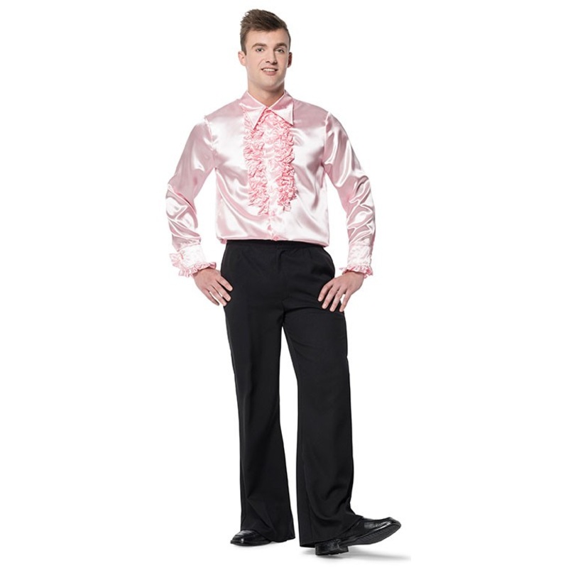 70s hippie flared pants men black 48