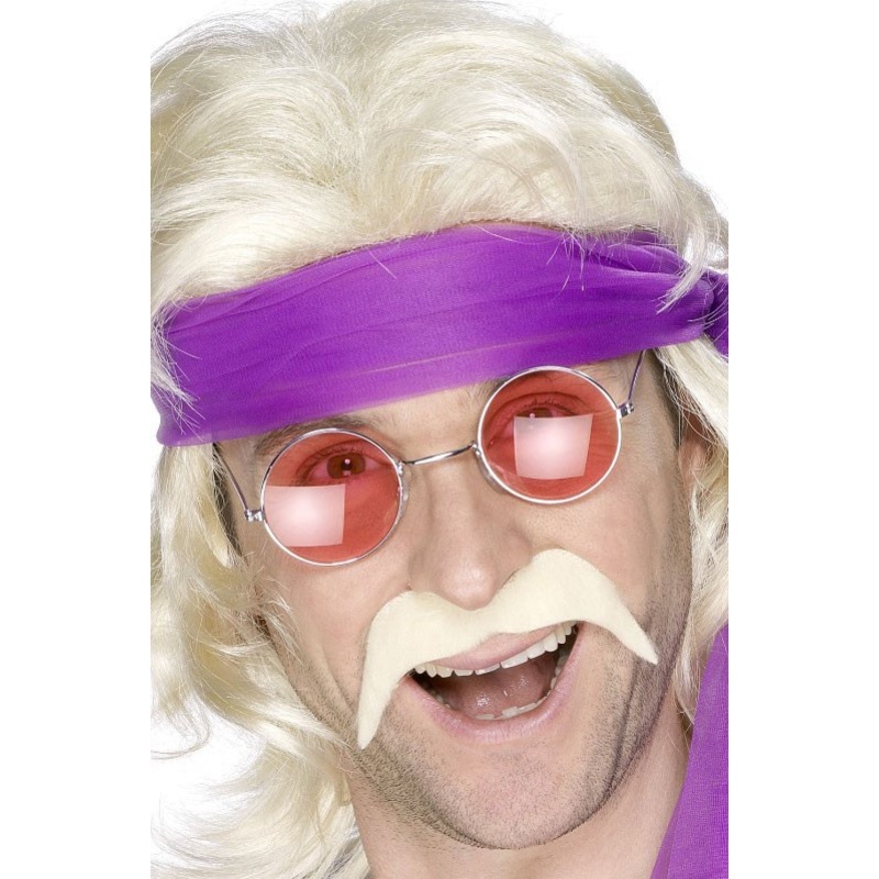 Blond mustache