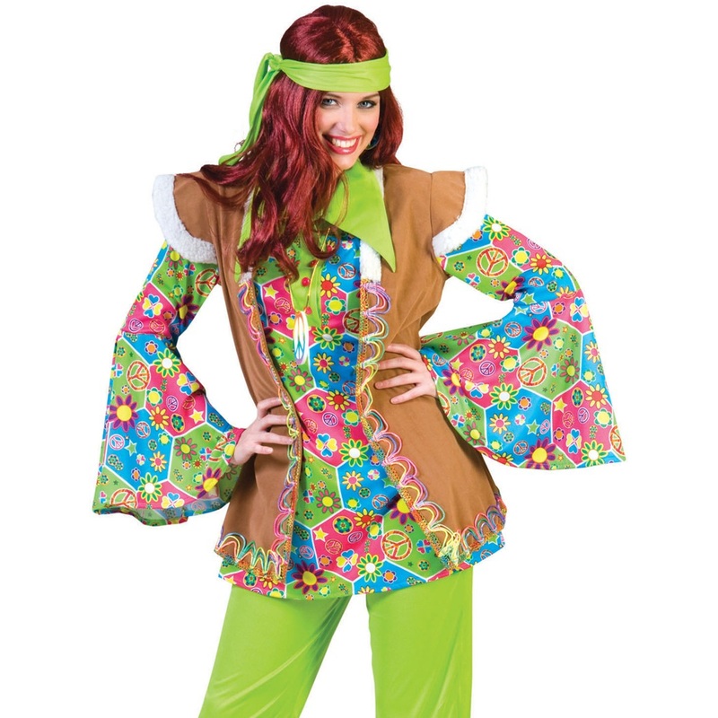 Brown women's hippie vest 36-38