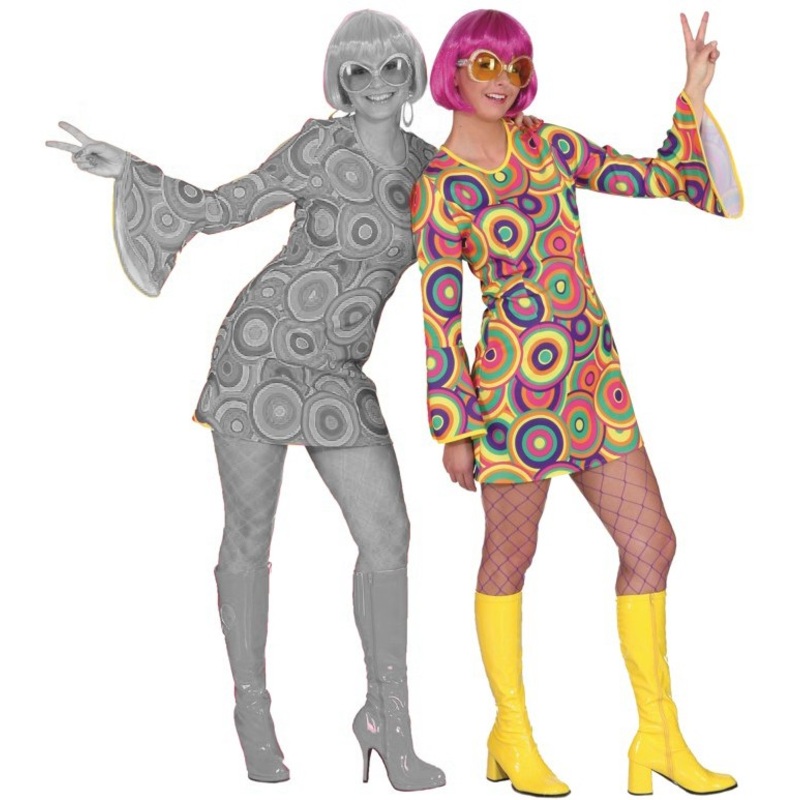 Colorful, playful pop dress 34